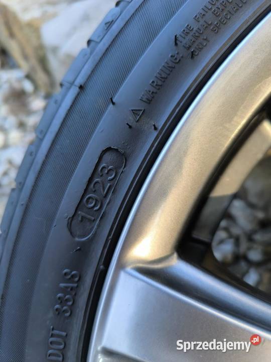 Alufelgi 18 5x112 opony letnie 23540R18 Audi VW sprzedam