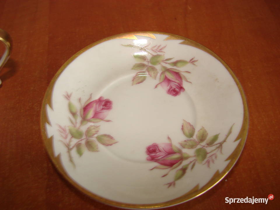 Hackefors Porslin filiżanka spodeczek Pruszcz Gdański