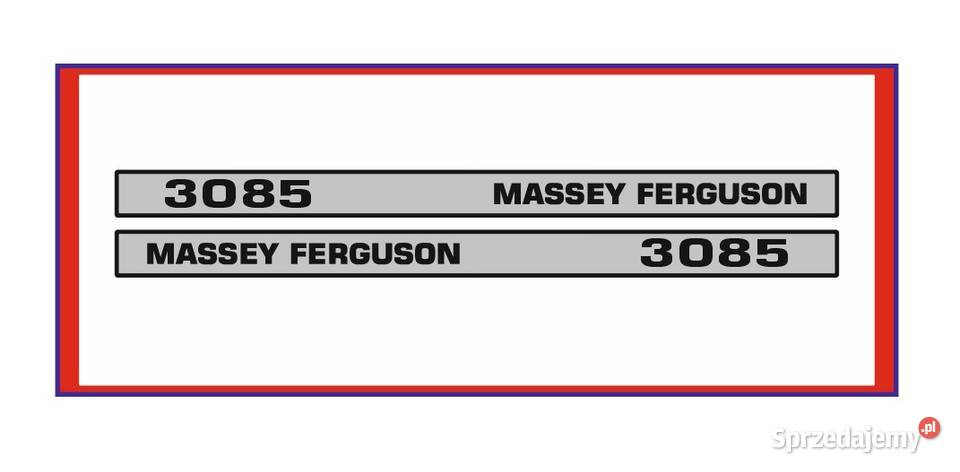 Naklejki Massey Ferguson 3085 Ciągnik Traktor opolskie Opole sprzedam
