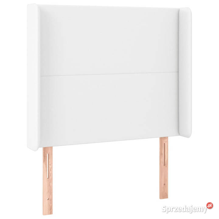 Zagłówek do łóżka z LED biały 93x16x118128