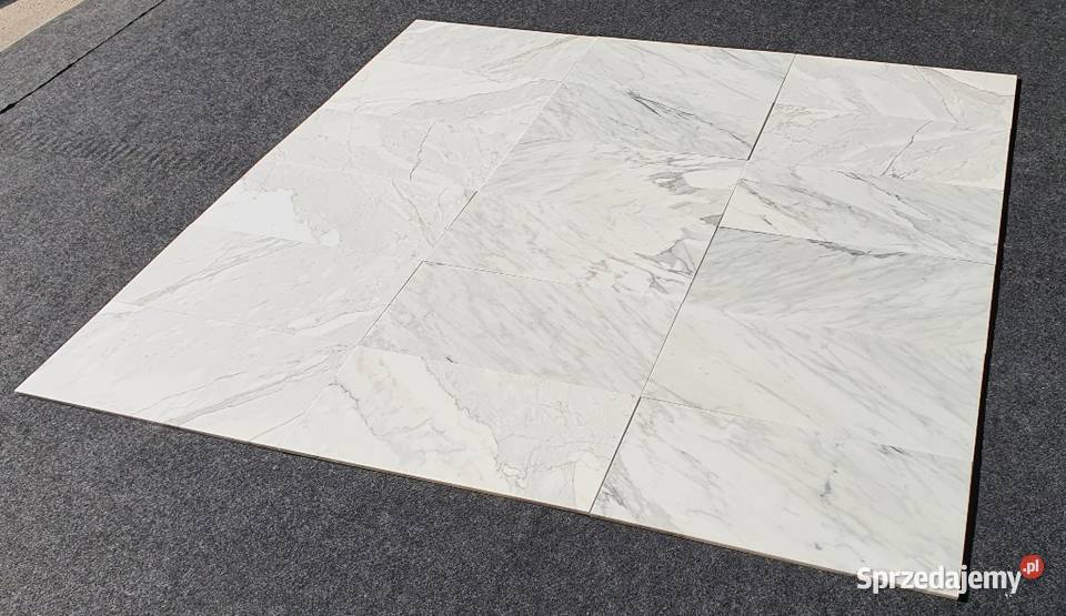 Płytki Bianco Calacatta Gold Matowe kamień Podłogi i schody Bielawa