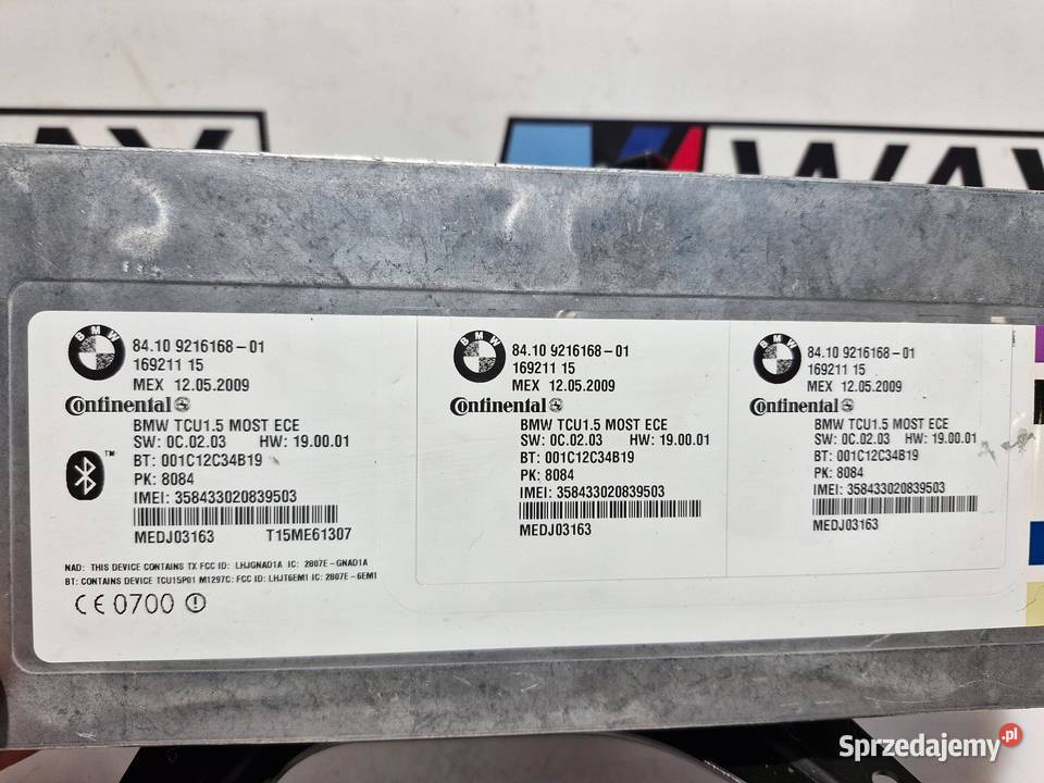BMW 7 F01 F02 MODUŁ STEROWNIK BLUETOOH 9216168 dolnośląskie