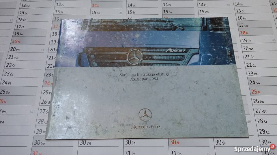 Skrócona instrukcja obsługi MercedesBenz AXOR Szamotuły
