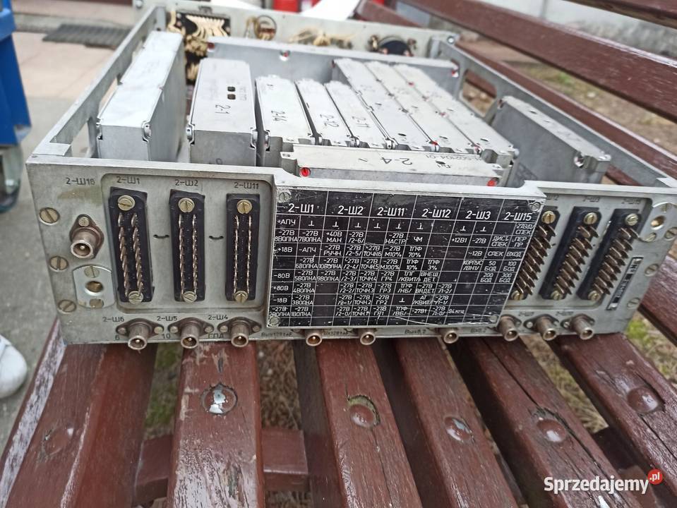 Blok panel wyjściowy wzbudnika W2 radiostacja łódzkie Skierniewice