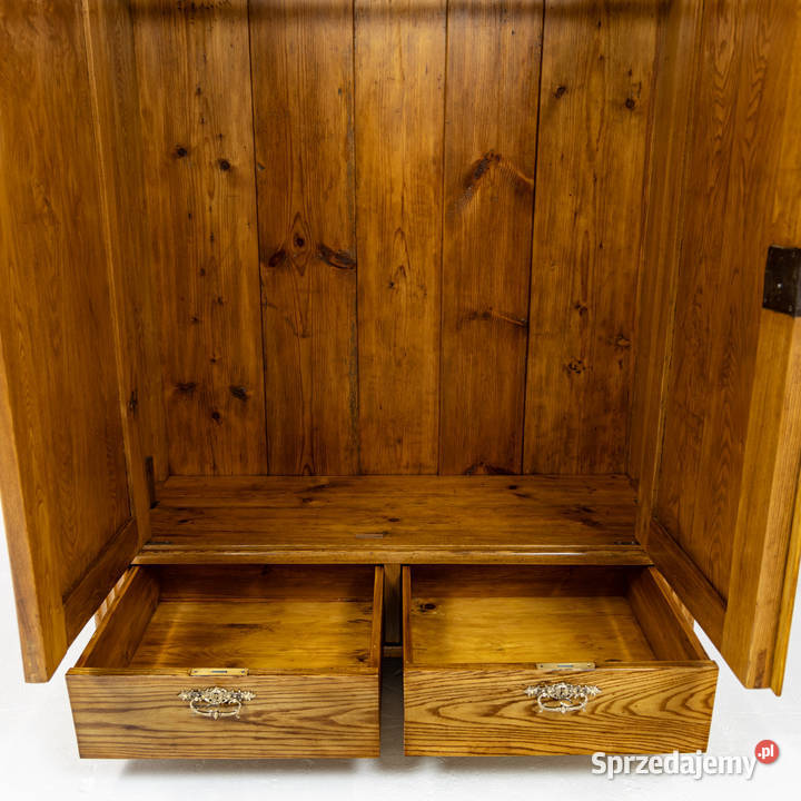 Szafa Ludwik Filip jesion lity antyk stara Meble Swarzędz
