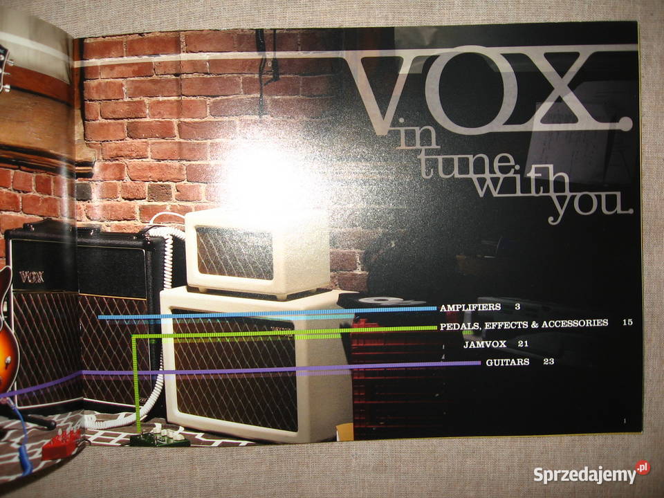 VOX Complete Catalogue Volume 12 amps guitar pomorskie Kępice sprzedam