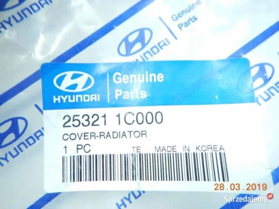 OSŁONA CHŁODNICY HYUNDAI GETZ 0206 253211C000 lubelskie