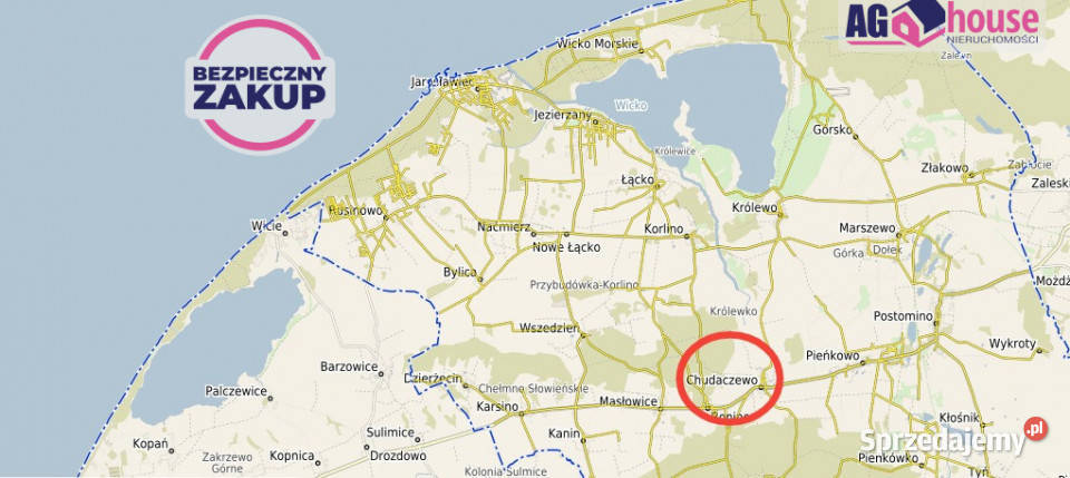 Ogłoszenie grunt 3000m2 Ronino zachodniopomorskie sprzedam