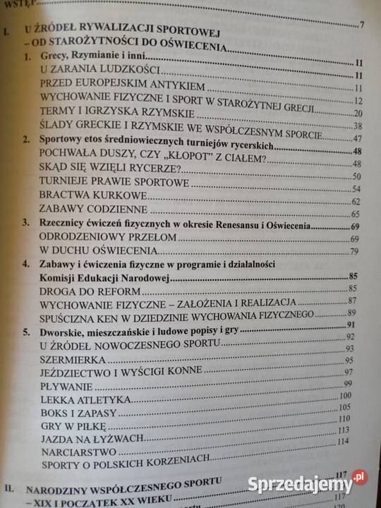 Zarys historii sportu książki Warszawa sprzedam