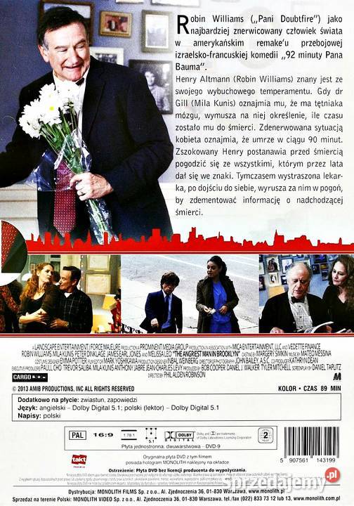 CHOLERYK Z BROOKLYNU ROBIN WILLIAMS pełne Kalisz