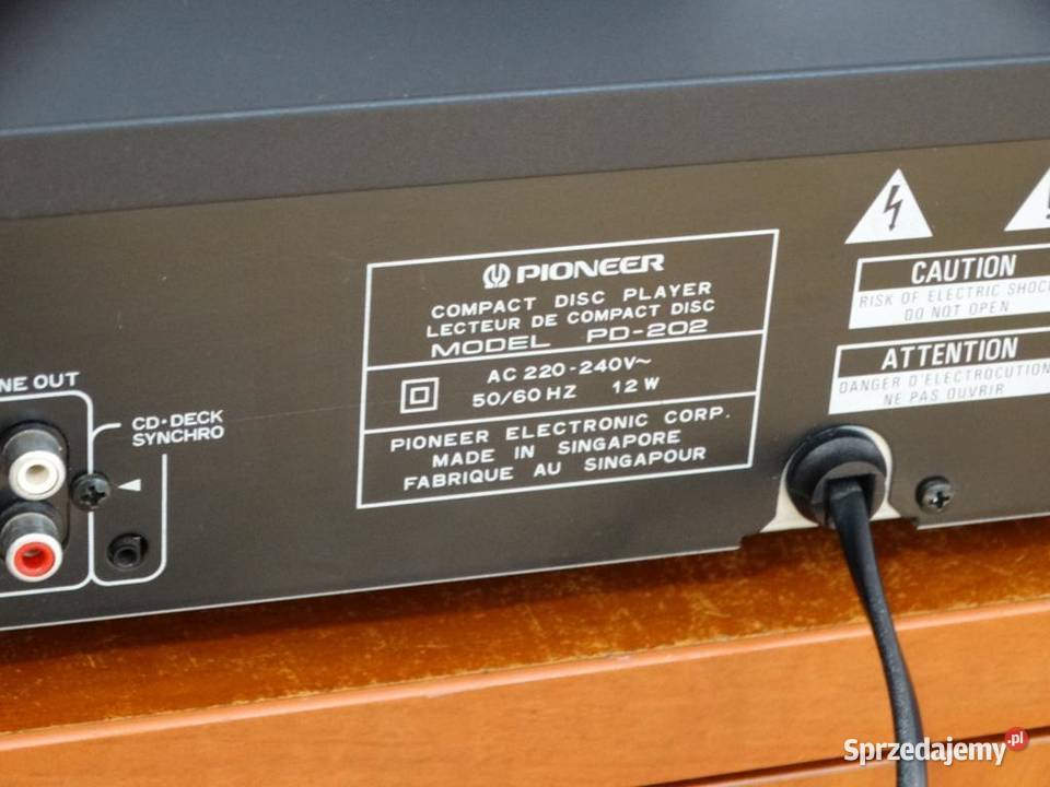 Odtwarzacz CD Pioneer PD202 pilot sprawnyWYSYŁKA Jasło