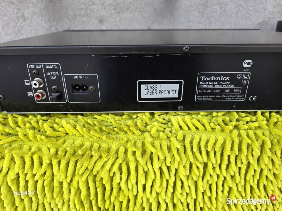 odtwarzacz cd technics slpg390 Elektronika Chełm Śląski sprzedam