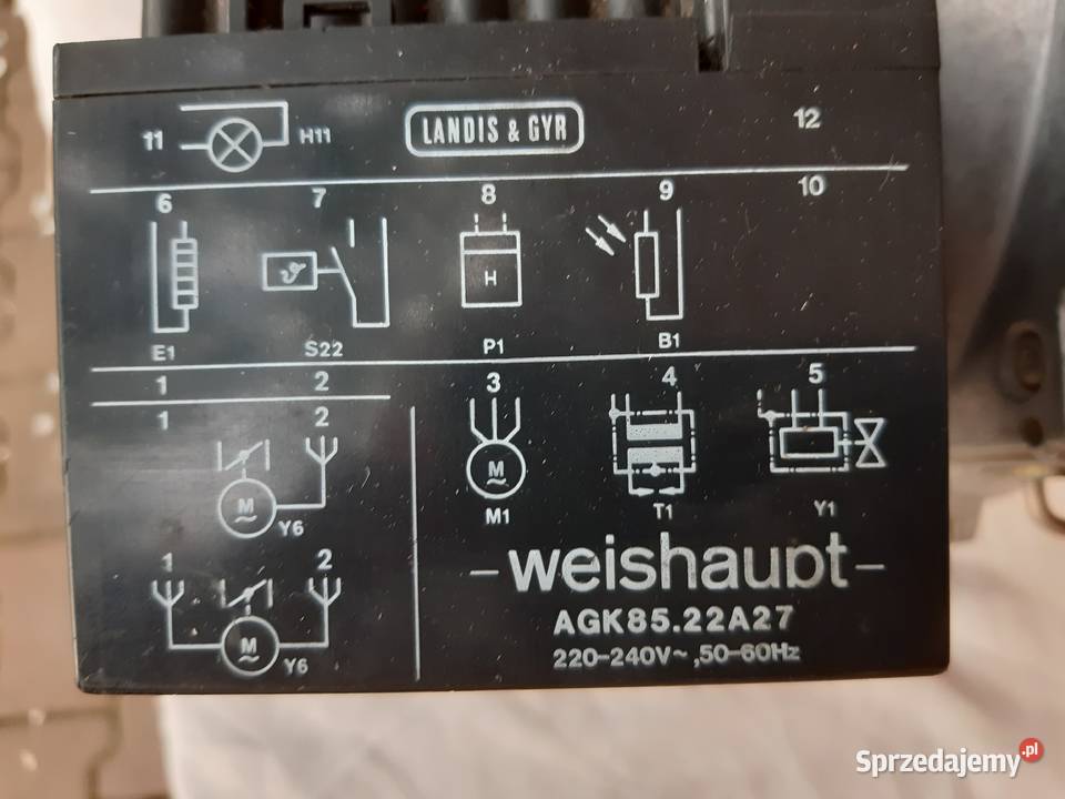 Palnik olejowy Weishaupt WL20A