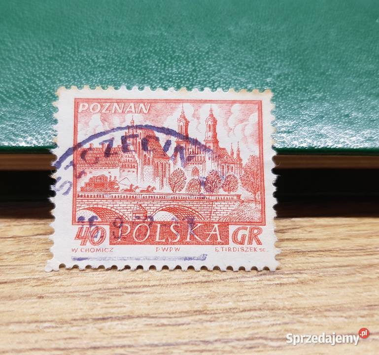 Znaczek Historyczne Miasta Polskie stempel Filatelistyka Filatelistyka wielkopolskie
