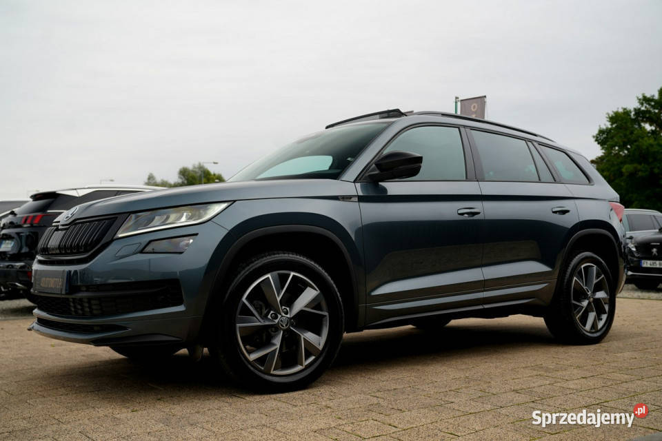 koda Kodiaq SPORTLINE acc kamera FUL LED skóra ABS opolskie Otmuchów