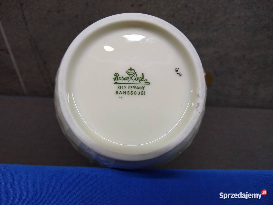 Dzbanek Rosenthal Sanssouci ecru złoto wielkopolskie