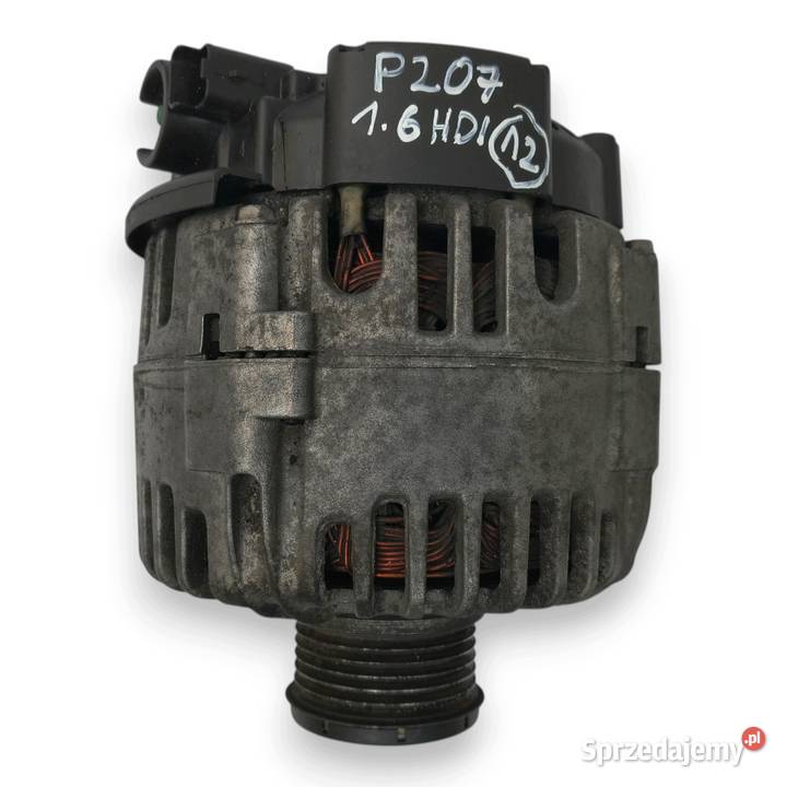 ALTERNATOR Peugeot 207 206 307 308 16 20 HDI osobowe Części samochodowe Chełm