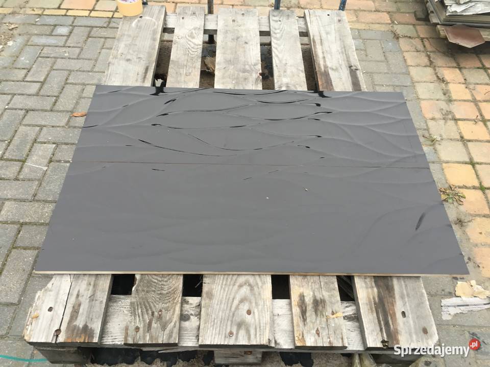 Glazura płytka ścienna fluctus nero 30x90 firmy Reguły