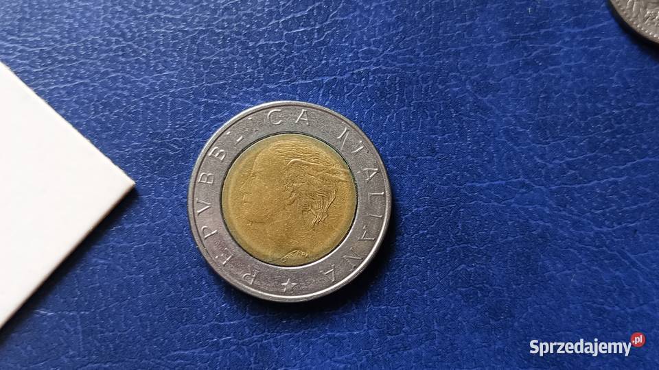Stare monety 500 lir 1994 Włochy Lesko