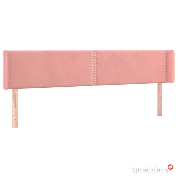Zagłówek do łóżka z LED różowy 163x16x7888 Warszawa