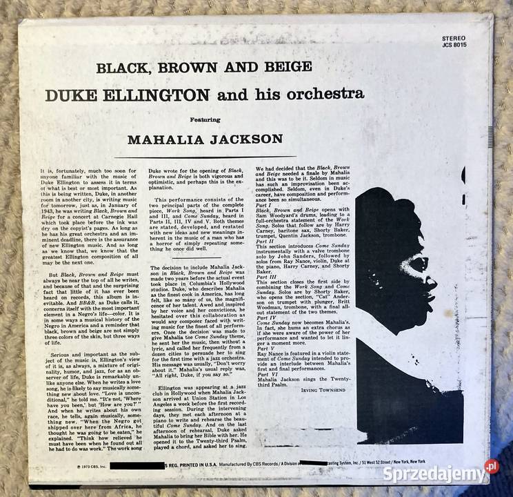 Duke Ellington And His Orchestra Featuring płyta winylowa