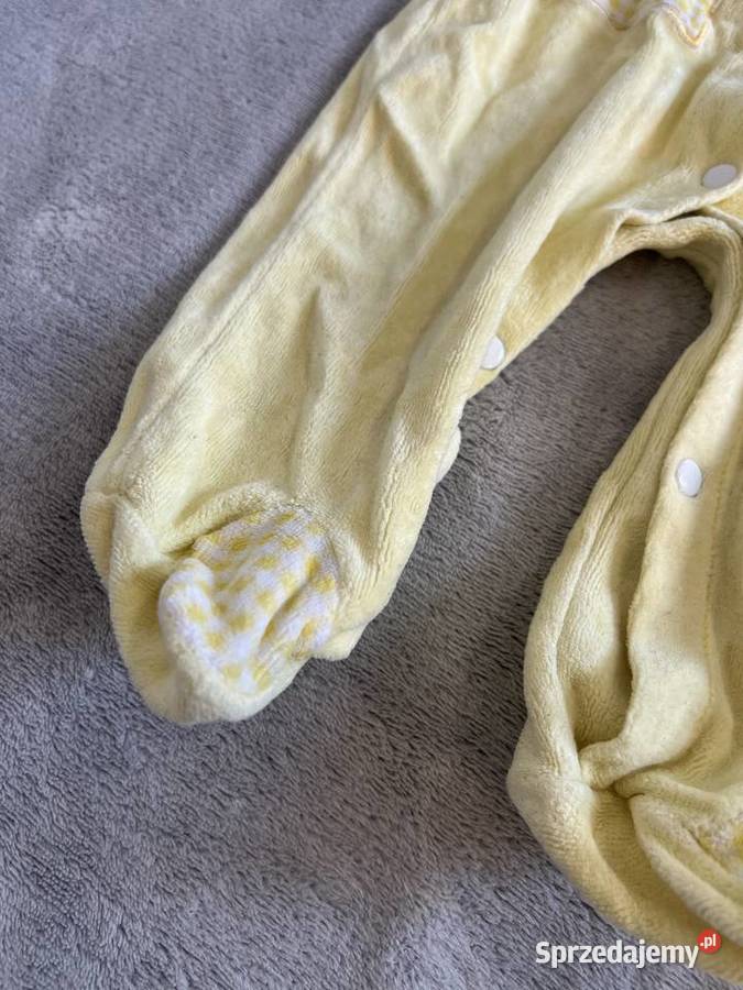 Pajacyk body dziecięce żółte Rozmiar 68 Jasło