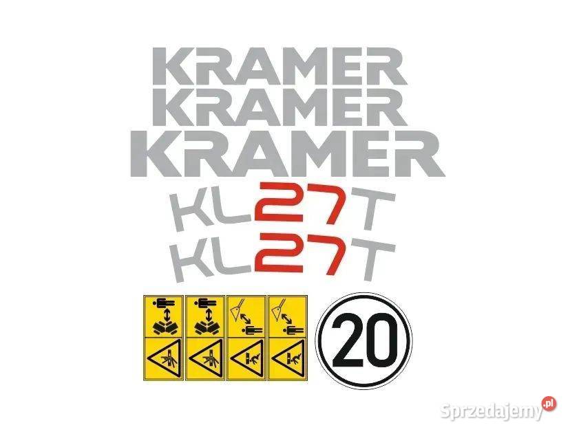 Naklejki oklejenie naklejka KRAMER KL27T Janików sprzedam