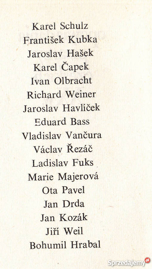 02973 OPOWIADANIA PISARZY CZESKICH XX WIEKU Czyrna