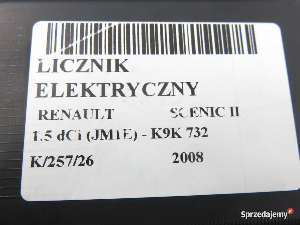 LICZNIK RENAULT SCENIC II 15 dCi 106 K9K 732 sprzedam
