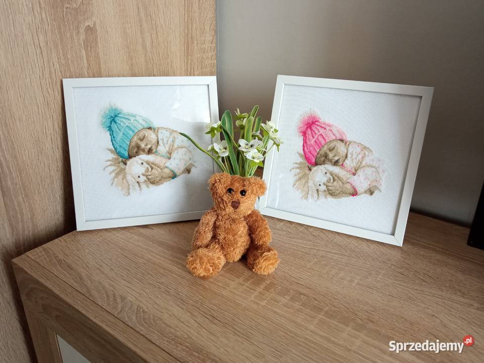 Metryczka dziecko w czapce wielokolorowy Olsztyn