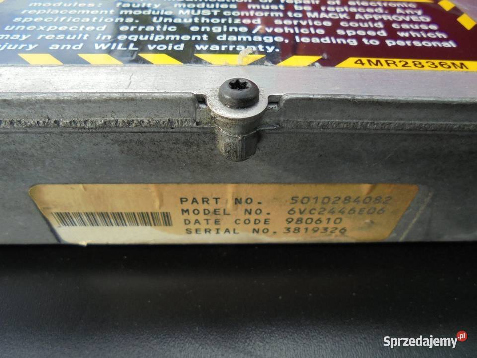 Kaseta sterownik silnika 5010284080 Renault Rok produkcji 1998 Sochaczew