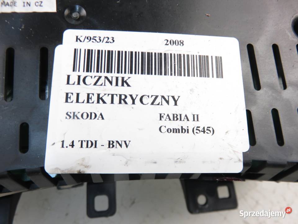 LICZNIK SKODA FABIA II 14 TDI 5J0920811C
