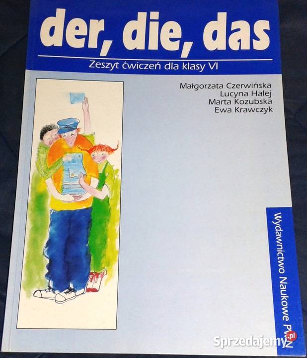 Der die das 6 Zeszyt ćw M Czerwińska L Halej Rok wydania 1995 Chełm sprzedam