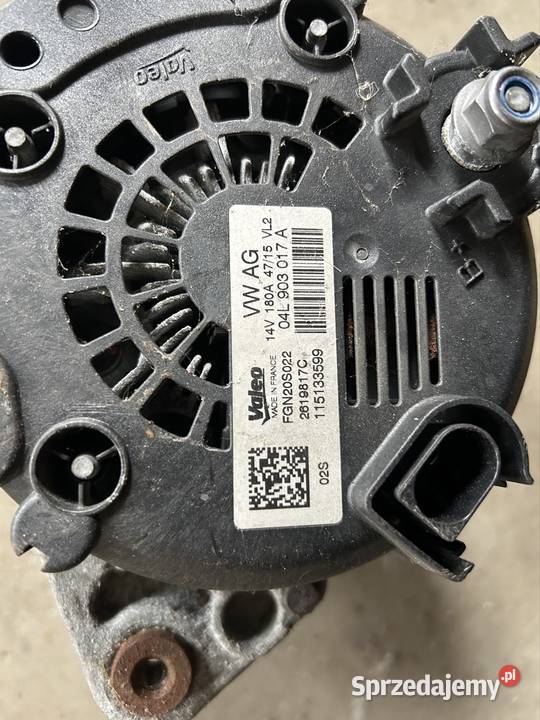 Alternator Valeo 04L 903 017 A Części samochodowe Wiśniowa