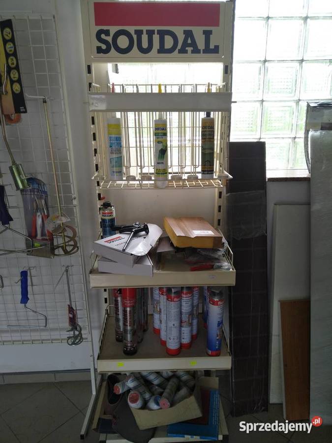 Regał sklepowy na silikony i piany Pyrzyce