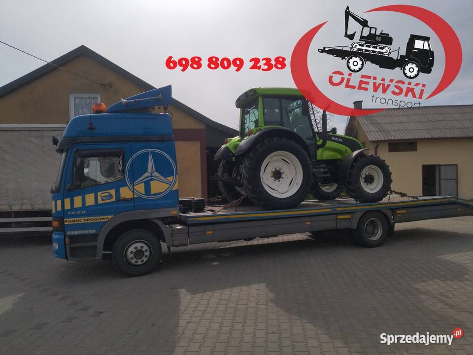 Transport maszyn pomoc drogowa auto pomoc Konin