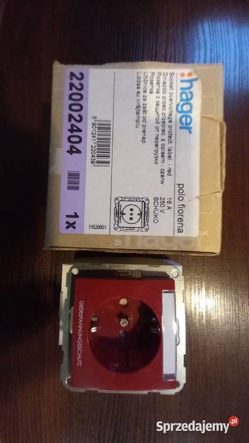 Hager polofiorena gniazdo 22002404 Elektryka i akcesoria Tomaszów Mazowiecki
