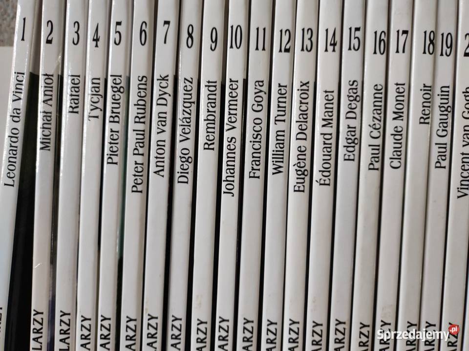 Wielka kolekcja sławnych malarzy 142 NOWE albumy Pozostałe Kielce sprzedam