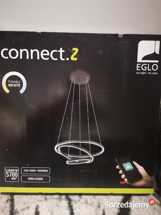 Lampa wisząca EGLO LOBINEROZ czarna Warszawa sprzedam