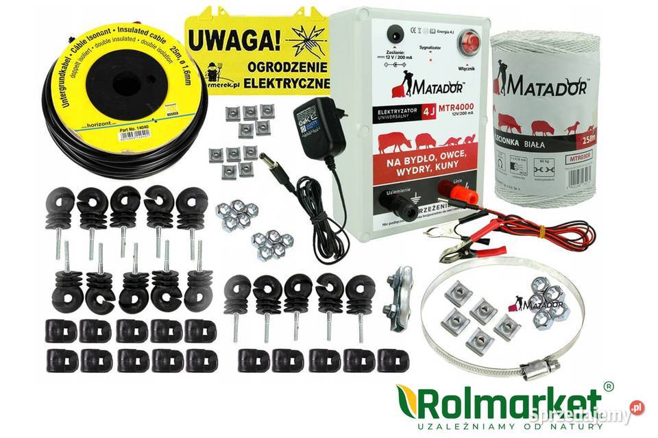 Zestaw rynnowy kuny PASTUCH elektryczny przeciw Cieśle