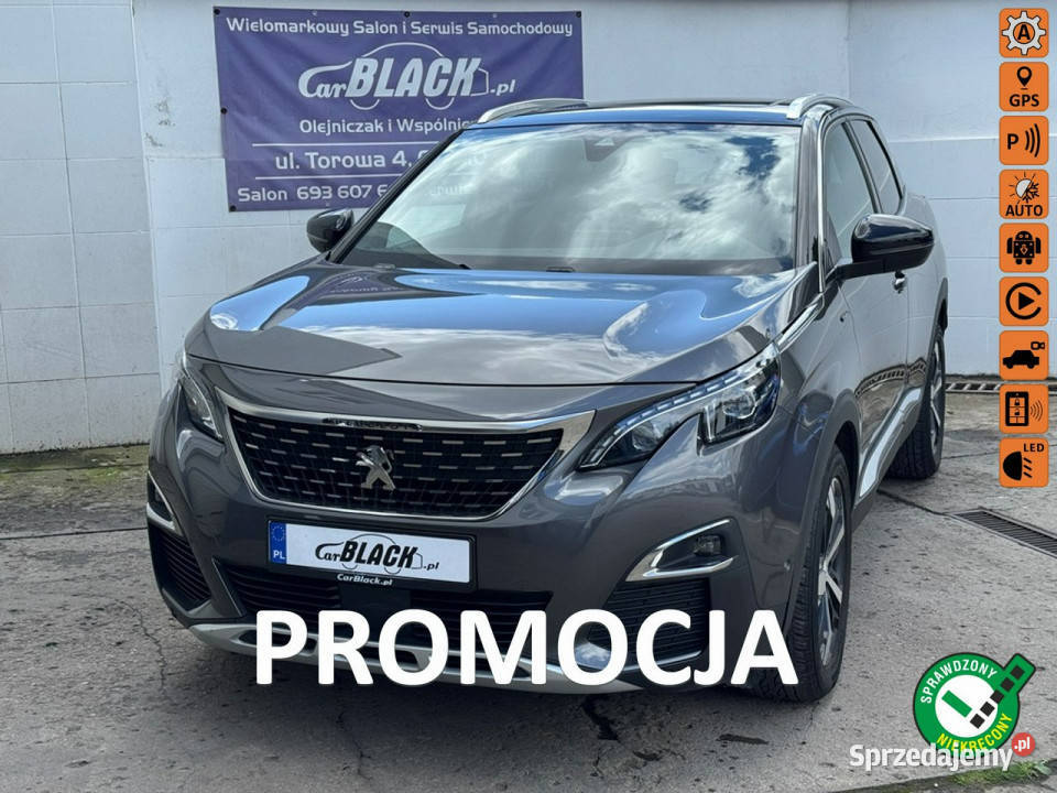 Peugeot 3008 GT Line Pisemna gwarancja 12 wielkopolskie Konin