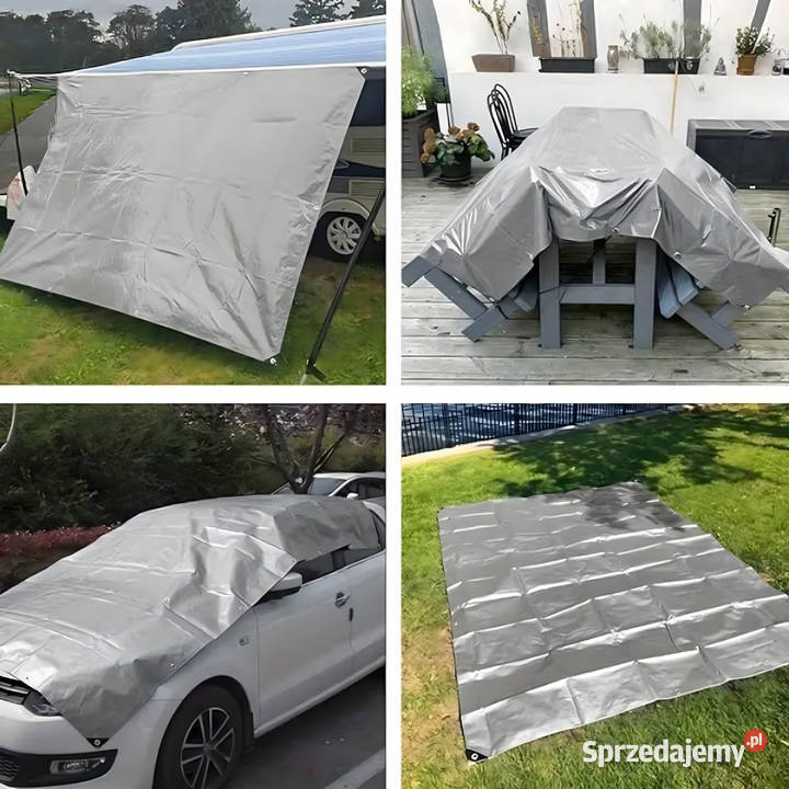 Plandeka Ochronna UV 6x8m 120g Okryciowa Mocna Pozostałe Pozostałe Biała Podlaska