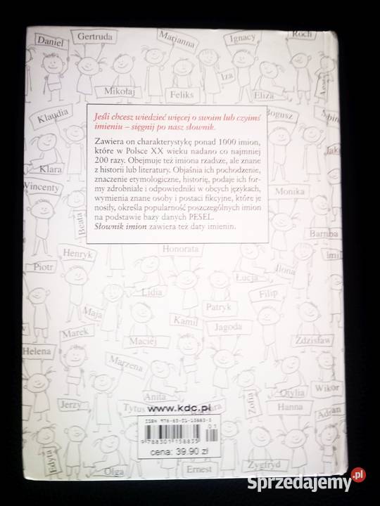 Słownik imion twarda Warszawa sprzedam