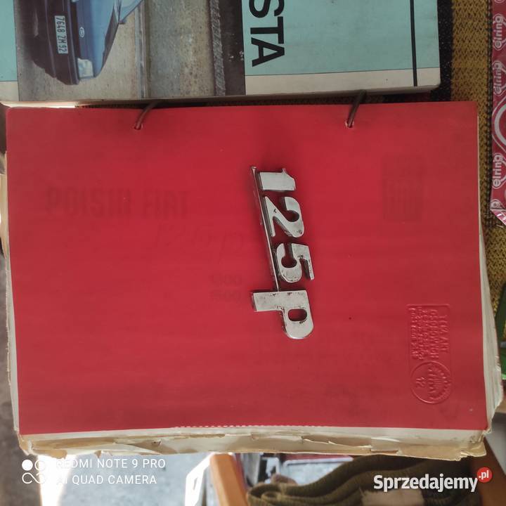 książka serwisowa profesjonalna Fiat 125 i Lubin