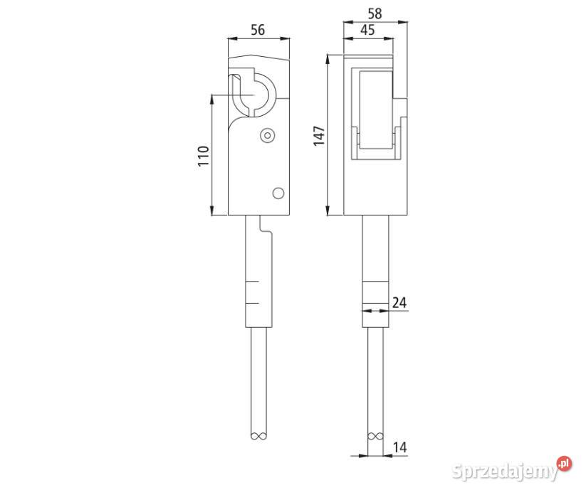 Zamknięcie burty 662 N H600800 mm lewe Przysieka Polska sprzedam