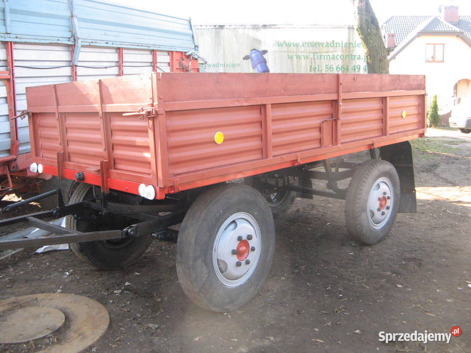 przyczepa d35 sztywna ładna podłoga i burty nieuszkodzony lubelskie Ryki