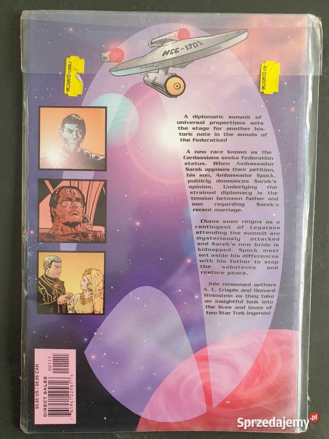 Star Trek Enter The Wolves One Shot komiks USA Rok wydania 2000 pomorskie Gdynia sprzedam