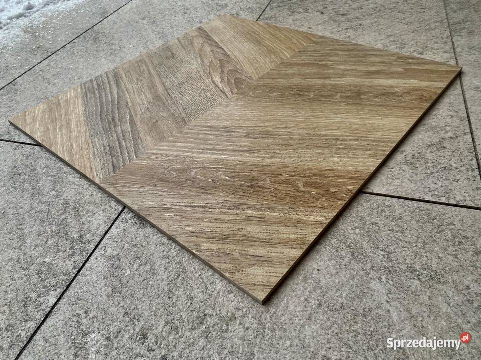 F Okazja Gres HERRINGBONE WOOD BROWN 598x598 mazowieckie Warszawa sprzedam