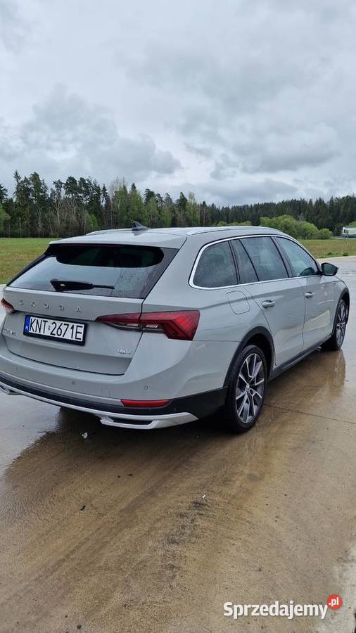 SKODA OCTAVIA SCOUT 4x4 2021 nieuszkodzony małopolskie sprzedam
