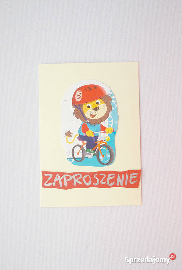 bajkowe zaproszenia C6 zwierzęta zaproszenie bez Gdańsk